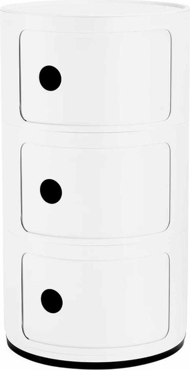 Kartell Componibili Mat Recyclé Conteneur 3pcs (32 x 32 x 58,5 cm)