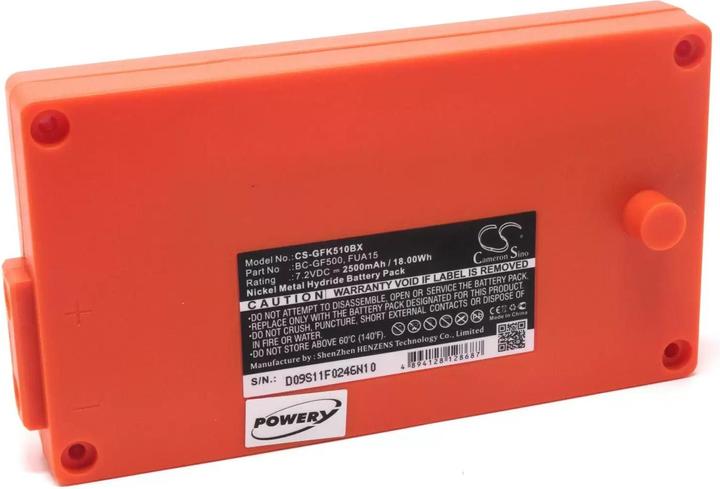 Produktbild AccuCell Powerakku für Kransteuerung Gross Funk GF500 / Typ 100-001-885 - 7,2V - 2500 mAh (1 Stk., 2500 mAh)