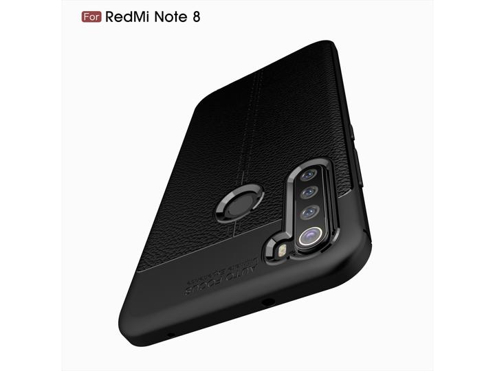 Produktbild Screenguard Xiaomi Redmi Note 8 Hülle Leather Design TPU Cover (Xiaomi Redmi Note 8)
