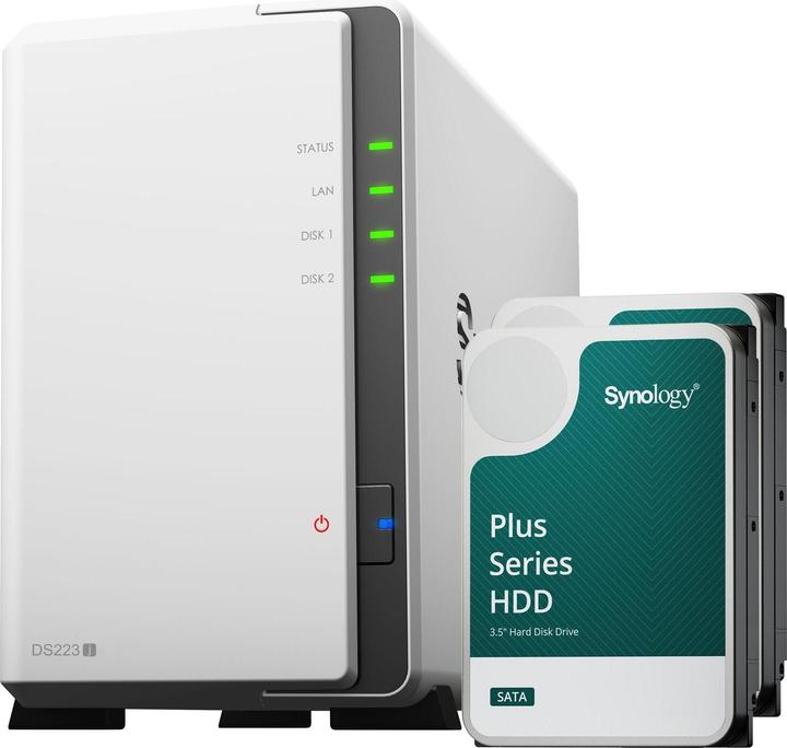 Synology DS223J (2 x 4 TB, Synology HAT 33xx)