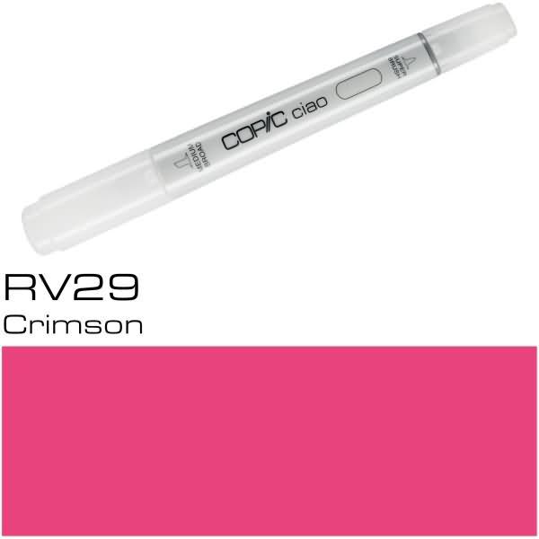 Actual product image Copic Ciao type RV - 29 (RV29 - Crimson, 1 x)