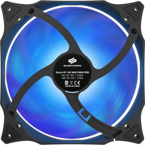 Produktbild Silentium PC Stella HP RGB 140 PWM Computergehäuse Ventilator (140 mm, 1 x)