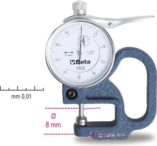 Produktbild BETA 016590001 1659-Dickenmessgerät mit Skalenanzeige 0-10 mm