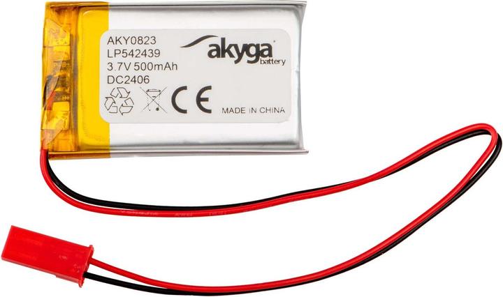 Akyga LP542439 Akkupack x Spezial-Akku LiPo 3.7 V 500 mAh (1 pz., Specifico del dispositivo, 500 mAh)