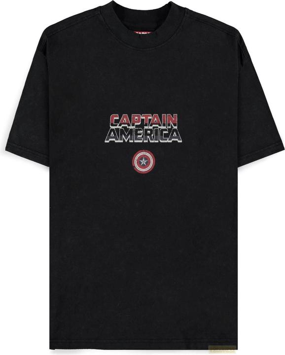 Difuzed Captain America - 3 Heroes Men's Short Sleeved T-shirt Loose Fit - 2XL (XXL)