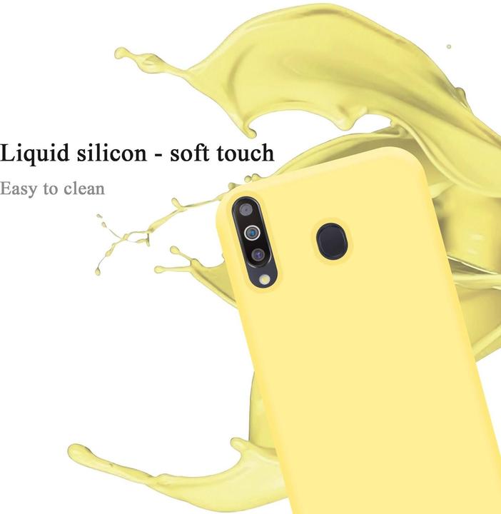 Actual product image Cadorabo TPU Liquid Silicone Case Cover (Samsung Galaxy A40s, Samsung Galaxy M30)