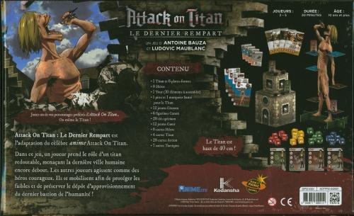 Produktbild Cryptozoic Entertainment Attack on Titan - Französisch (Französisch)