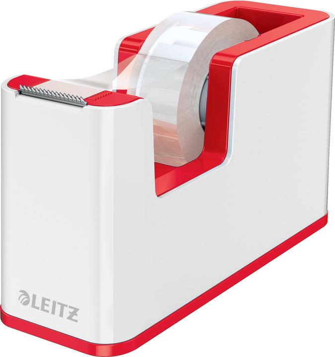 Immagine prodotto Leitz Dispenser da tavolo WOW +1RL bianco/rosso