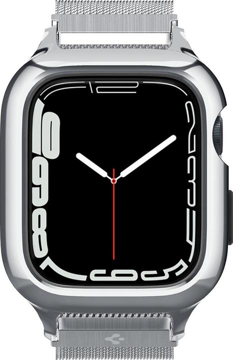Produktbild Spigen METAL FIT?PRO? Apple Watch 4 / 5 / 6 / 7 / 8 / SE (44 / 45 MM) SILVER