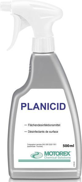 Produktbild Motorex PLANICID Flächendesinfektionsmittel 500 ml Flasche