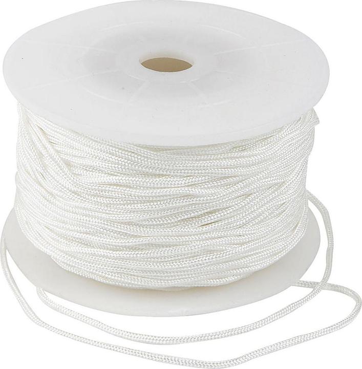 Productafbeelding Creativ Company Polyester koord wit 1 mm, 50 m