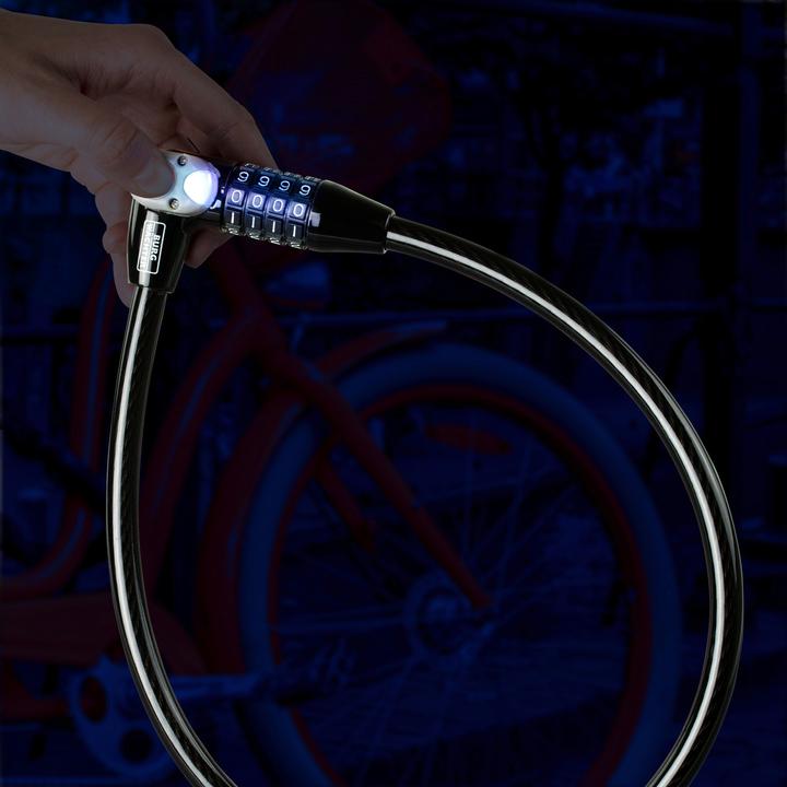 Image du produit Burg Wächter Serrure à corde avec lumière (65 cm)