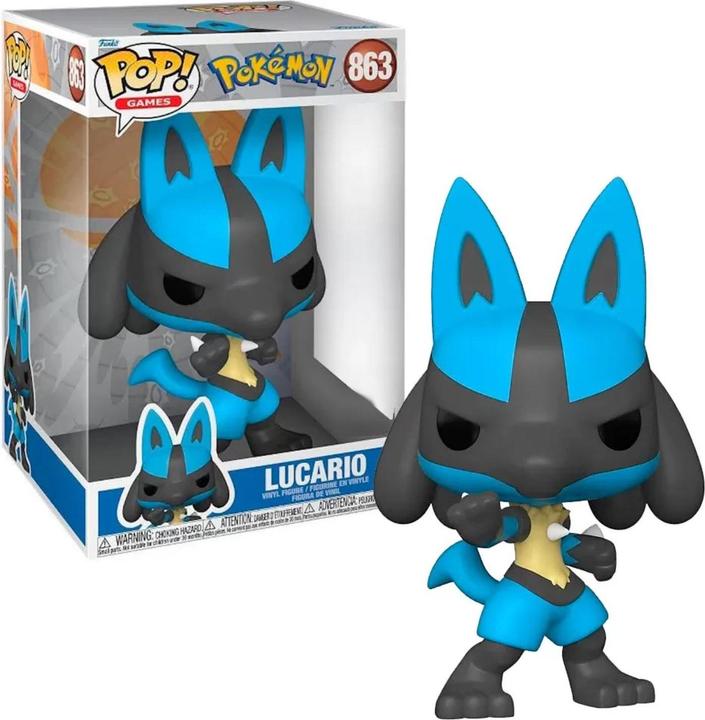 Produktbild Funko POKEMON - POP JUMBO 10" N° XX - Lucario