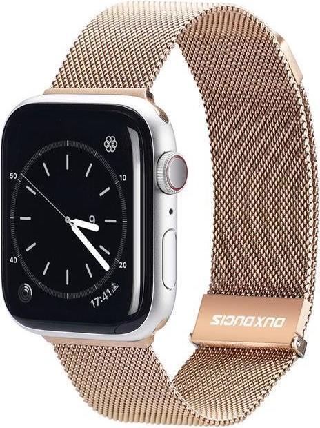 Image du produit Dux Ducis Milanese Pro Bracelet Apple Watch 42/44/45/49MM - Or (45 mm, 44 mm, 42 mm, 49 mm, Acier inoxydable)