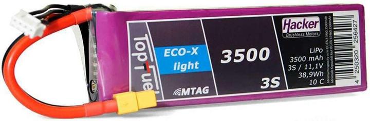Produktbild Hacker LiPo Pack TF ECO-X-Light 3500mAh 3S MTAG (11.10 V, 3500 mAh)