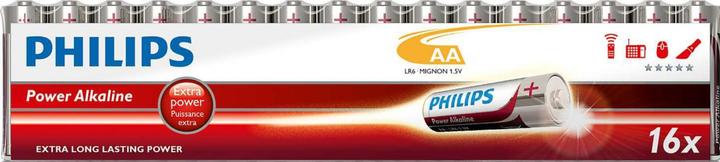 Productafbeelding Philips Batterijvoeding Alkaline AA 16 stuks (16 Pcs., AA)