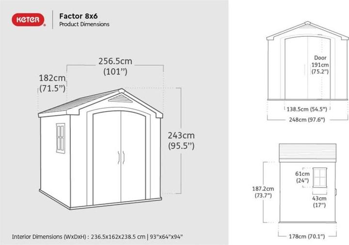 Immagine prodotto Keter Fattore 8x6