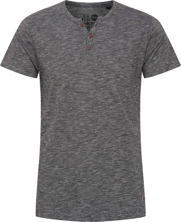 Immagine prodotto Solid Sigos T-Shirt A Maniche Corte Maglietta Da Uomo Con Collo Grandad In Cotone 100% (S)