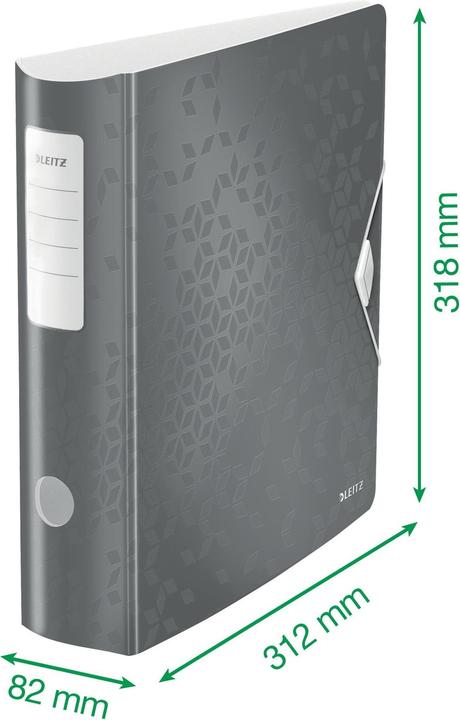 Actual product image Leitz Folder WOW Active 8.2 cm, Purple (A4, 82 mm, 1 Piece)