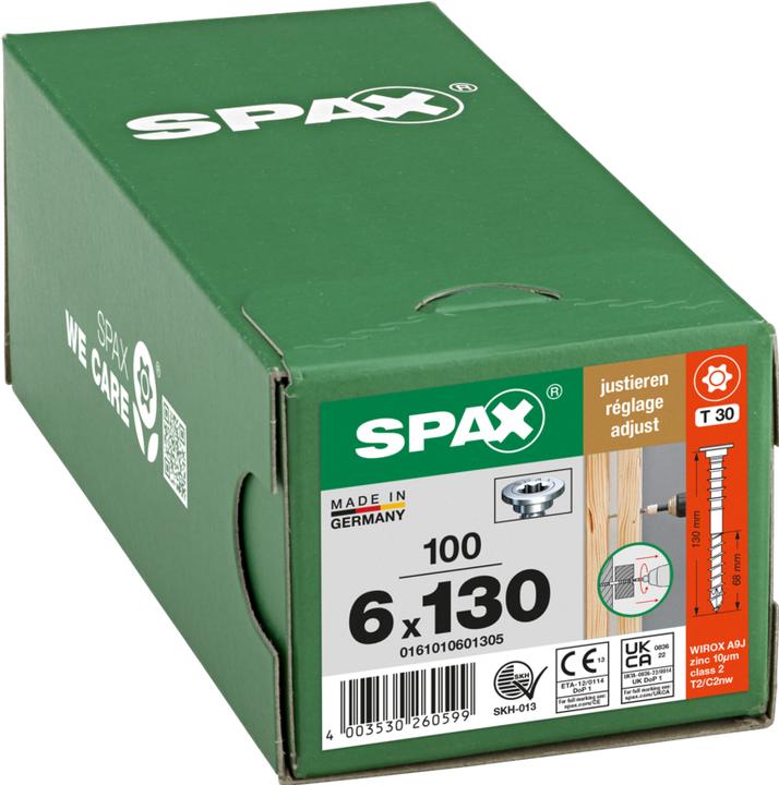 Produktbild Spax Justierschrauben (100 Schrauben pro Stück)