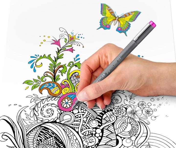 Actual product image Staedtler pigment liner 6ST Box (Black, 6 x)
