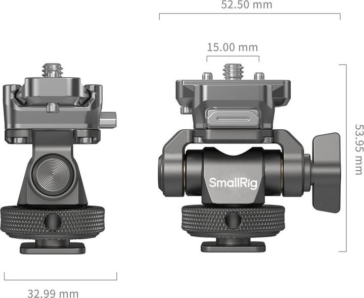 Produktbild SmallRig 4888 HawkLock Quick Release Monitor Support with H21 Cold Shoe Mount (Monitor)