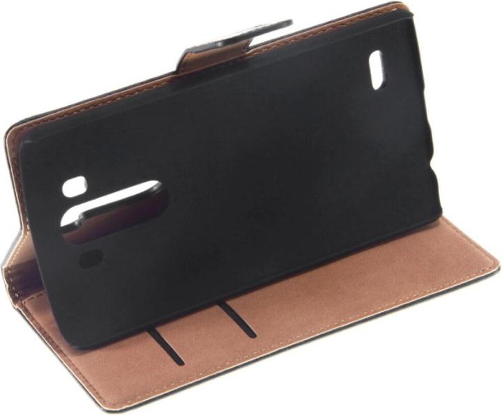 Produktbild OEM Slim Leather Book Case for LG G3 - black 4250710554010 (LG G3)