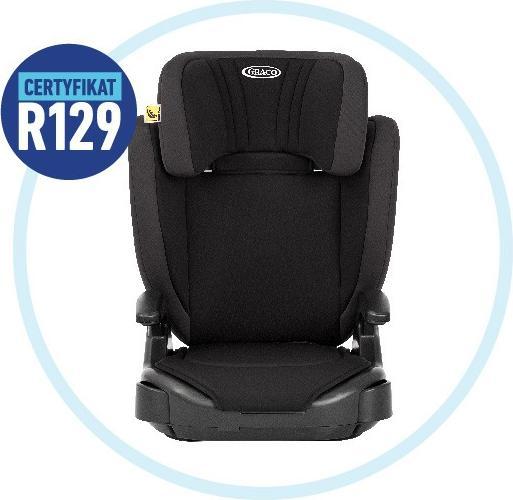 Productafbeelding Graco Junior Maxi™ R44 Kinderzitje (4-12 jaar) - Kleur: IJzer (Kinderzitje, ECE R129/i-Size standaard)