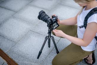 Produktbild Fotopro Sherpa Carbon Stativ Grau