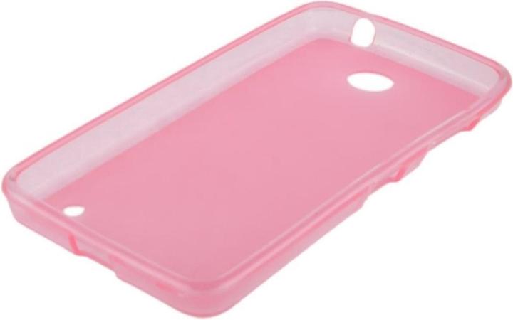 Actual product image König Design Mobile Phone Cover Translucent TPU Case for Nokia Lumia 630 / 635 Pink (Nokia Lumia 630)