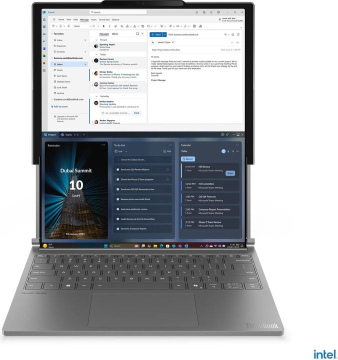 Produktbild Lenovo ThinkBook Plus Gen 6 Rollable (16.70", Intel Core Ultra 7 258V, 32 GB, 1000 GB, DE)