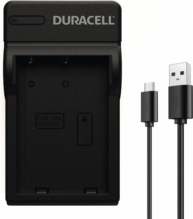 Image du produit Duracell Chargeur avec câble USB pour DR9900/EN-EL9 (Chargeur de batterie d'appareil photo)