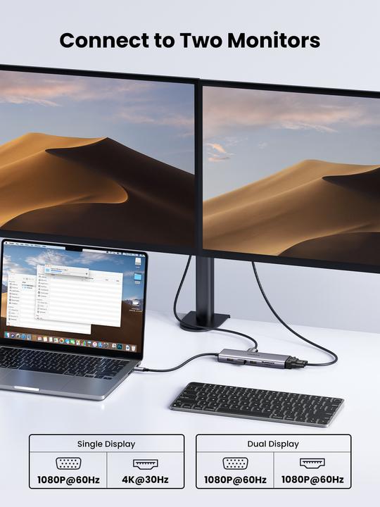 Actual product image Ugreen Hub (USB-C, 10 Ports)