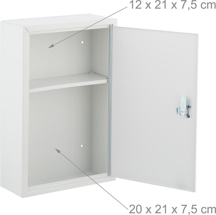 Produktbild Relaxdays Medizinschrank (21.5 x 9.5 x 32 cm)