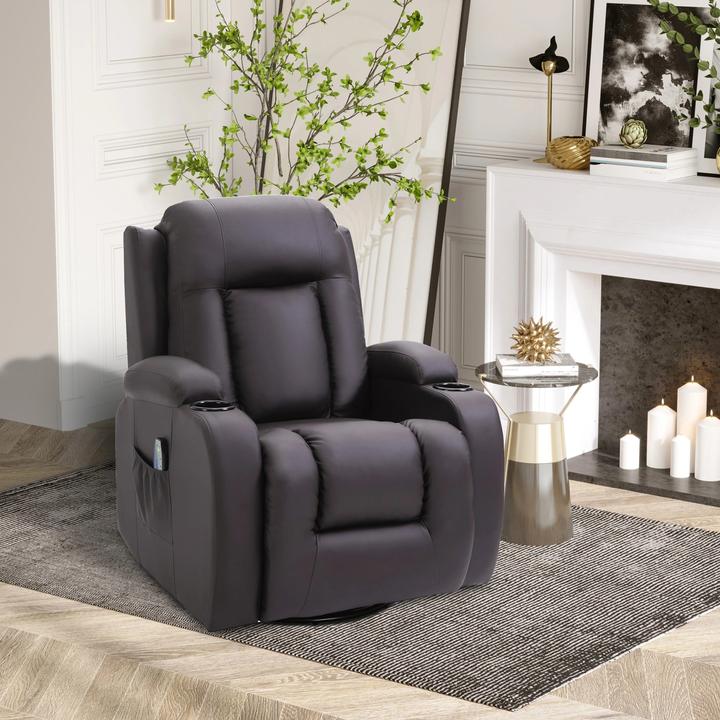 Image du produit Homcom Fauteuil de massage avec fonction bascule et fonction chaleur