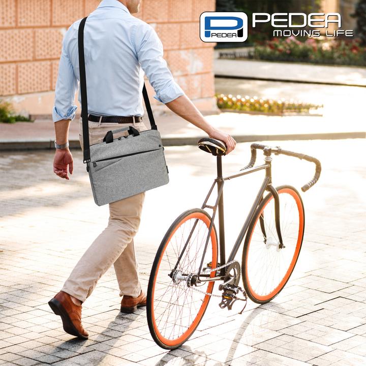 Immagine prodotto Pedea Borsa per laptop da 17,3 pollici (43,9 cm) FASHION Borsa a tracolla per notebook con tracolla (17.30", Universale, Acer, CV, ASUS)