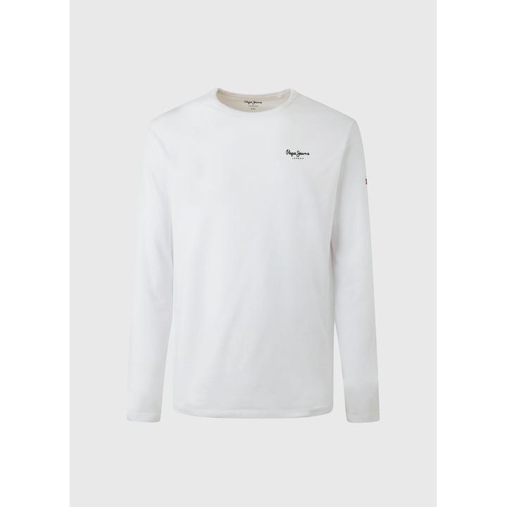 Actual product image Pepe Jeans Original Basic T-Shirt Long Sleeve White (L)