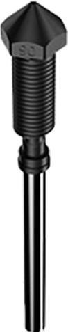 Actual product image FlashForge Creator 3 nozzle 0.6mm hard end updated version (Blast pipe)