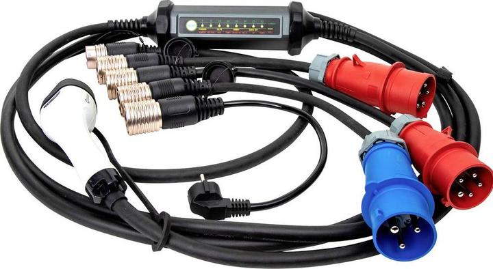 Produktbild Platinet EV PC060 eMobility Ladekabel Typ 2 32 A 22 kW (22 kW, 32 A, 5 m)