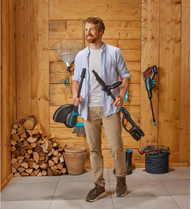 Productafbeelding Gardena Draadloze trimmer PowerTrim 30/18V P4A Gebruiksklare set (Onkruidverdelgers)