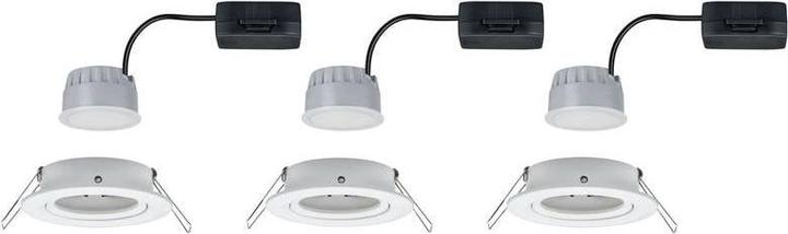 Produktbild Paulmann LED Einbauleuchte 3-Step-Dim Nova Coin Basisset schwenkbar (470 lm)