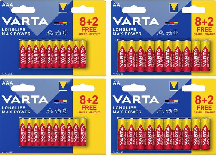 Varta Batterie-Set (40 Stk., AAA, AA)