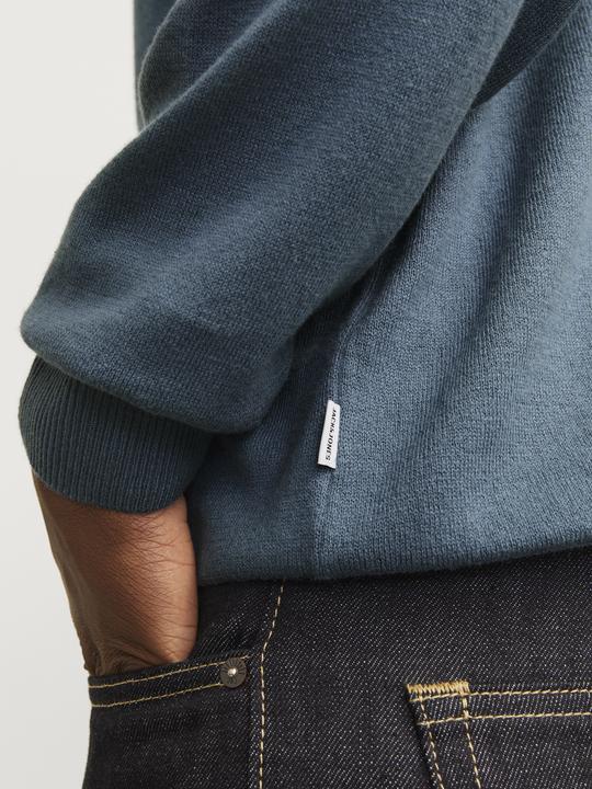 Actual product image Jack & Jones Jjeemil Knit Polo Half Zip Ls Noos (L)