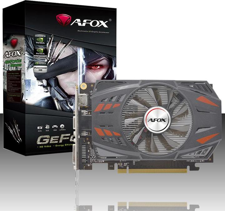 Actual product image AFOX Geforce GT730 1GB DDR3 64Bit DVI HDMI VGA LP Fan AF730-1024D3L7-V1 (1 GB)
