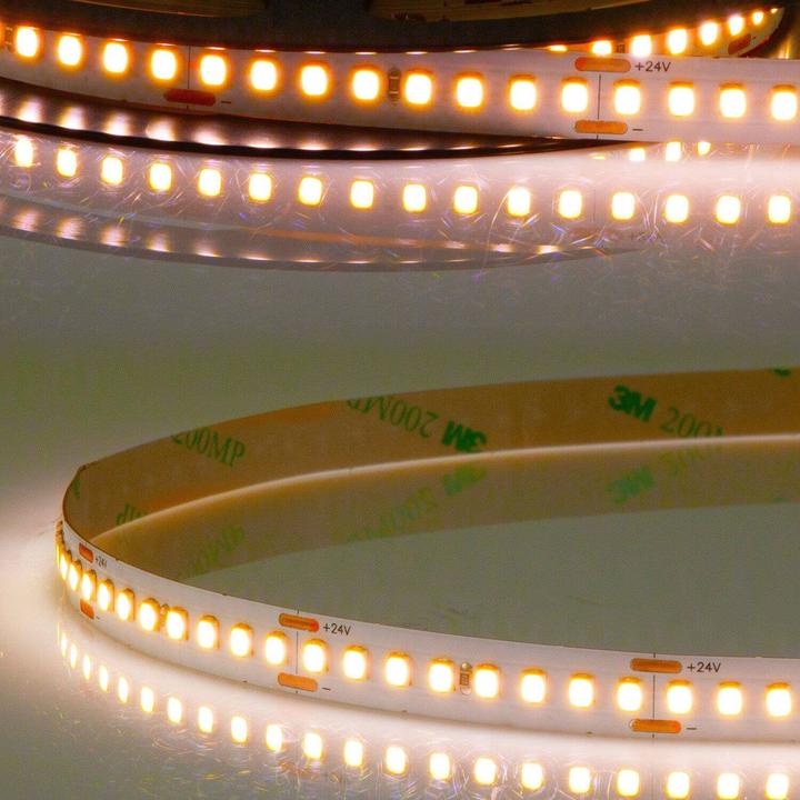 Image du produit Isoled LED HEQ927 Bande flexible haute luminosité, 24V, 12W, IP20, blanc chaud, 160 LED/m (500 cm)