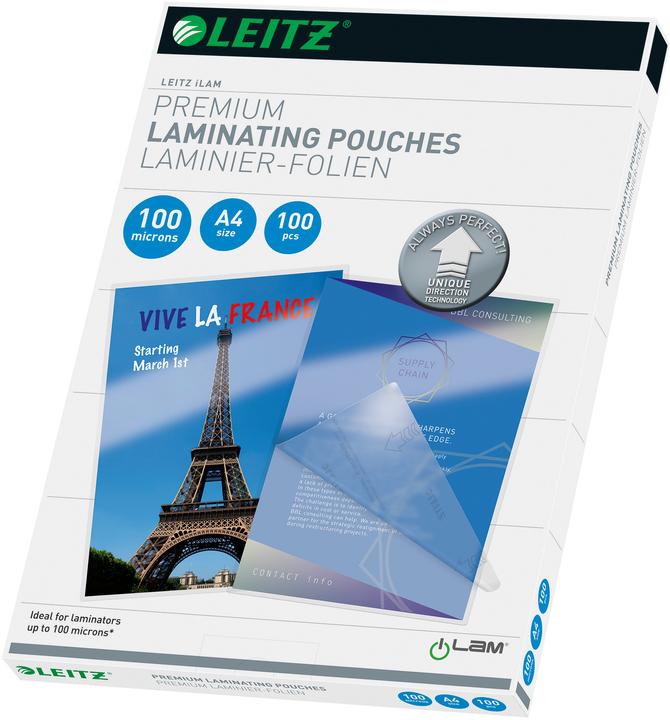 Produktbild Leitz Laminierfolie (A4, 100 Stück, 80 µm)