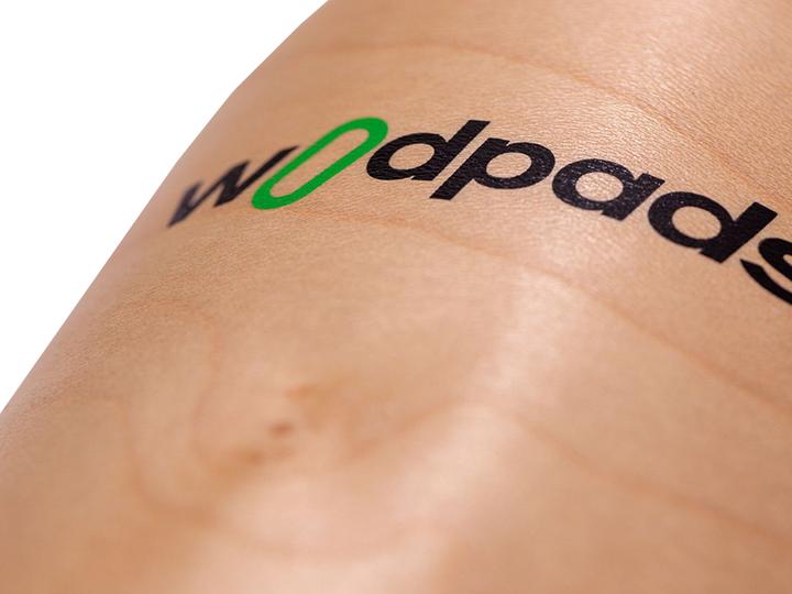 Actual product image Woodpads shin guards (M)