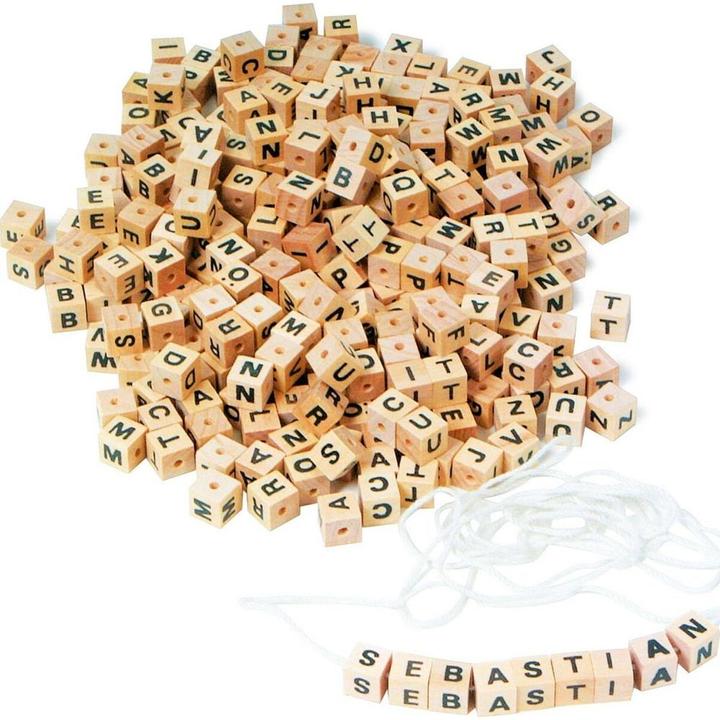 Actual product image Goki Letter beads