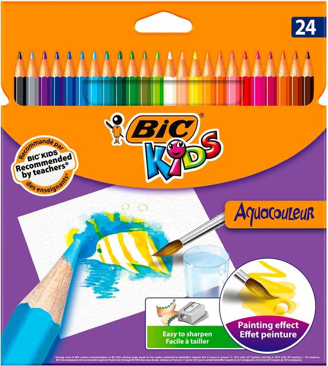 Actual product image Bic Kids Aqua Couleur (Multicoloured, 24 x)