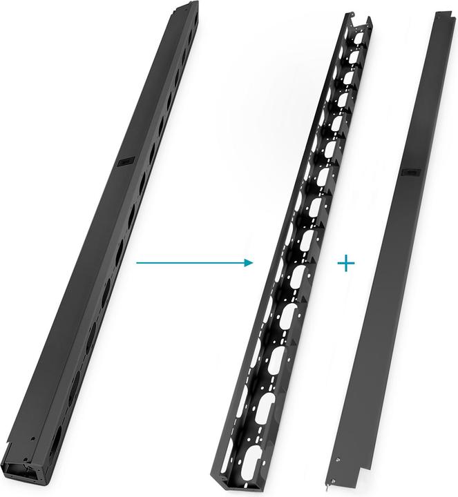Actual product image Digitus Cable channels for 42HE network and server cabinets